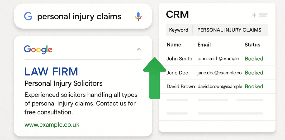 law firm seo infographic